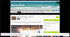 Desktop Screenshot of matsuiruns.com